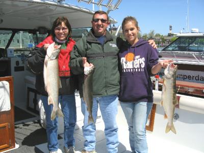 Freshwater Lake Trout For These Happy Anglers!
